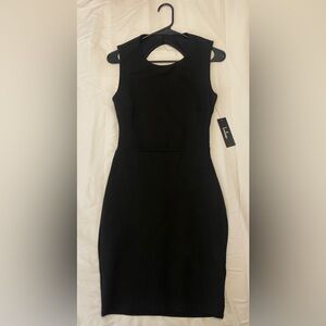 Lulus Black Backless Bodycon Dress